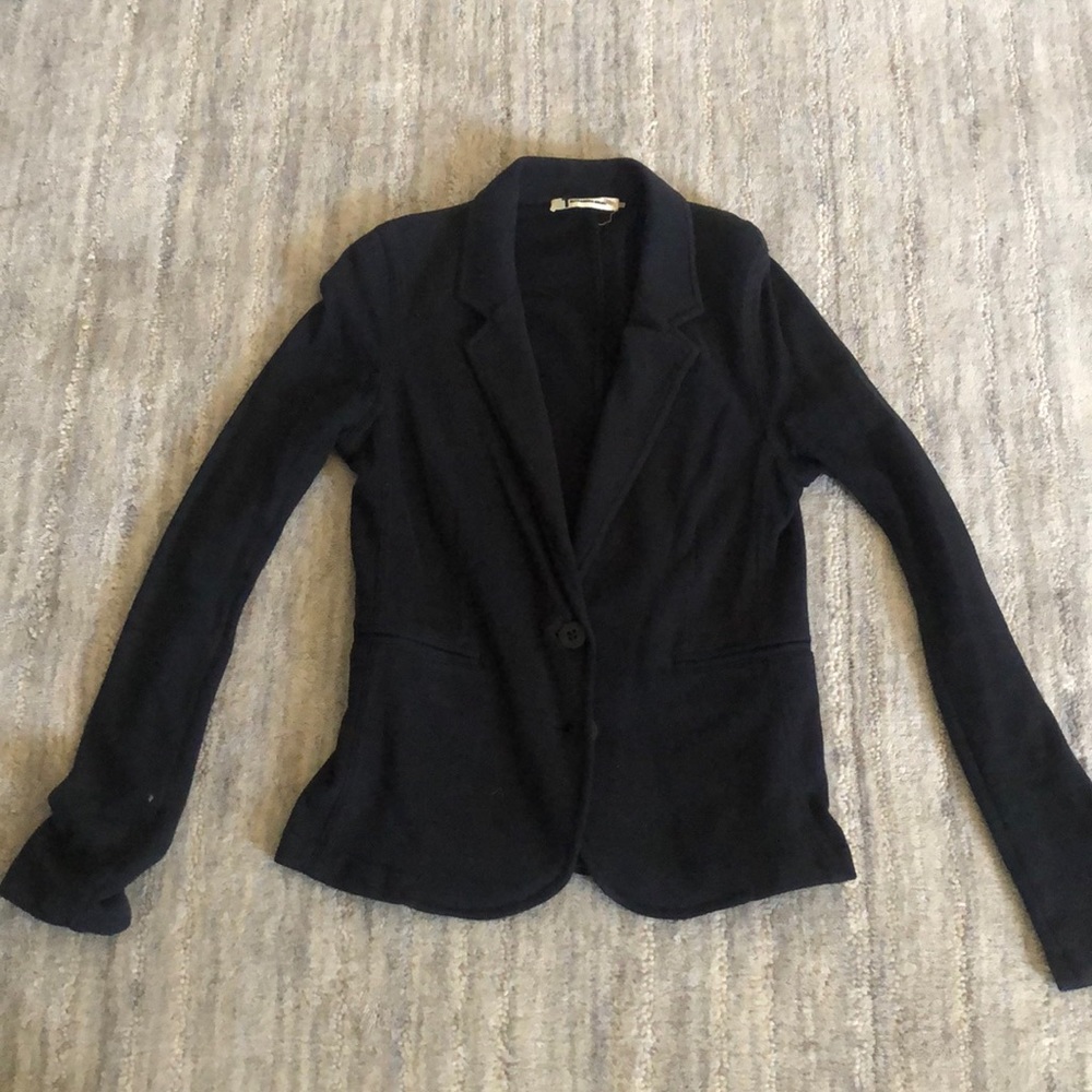 T Alexander Wang black sweatshirt blazer